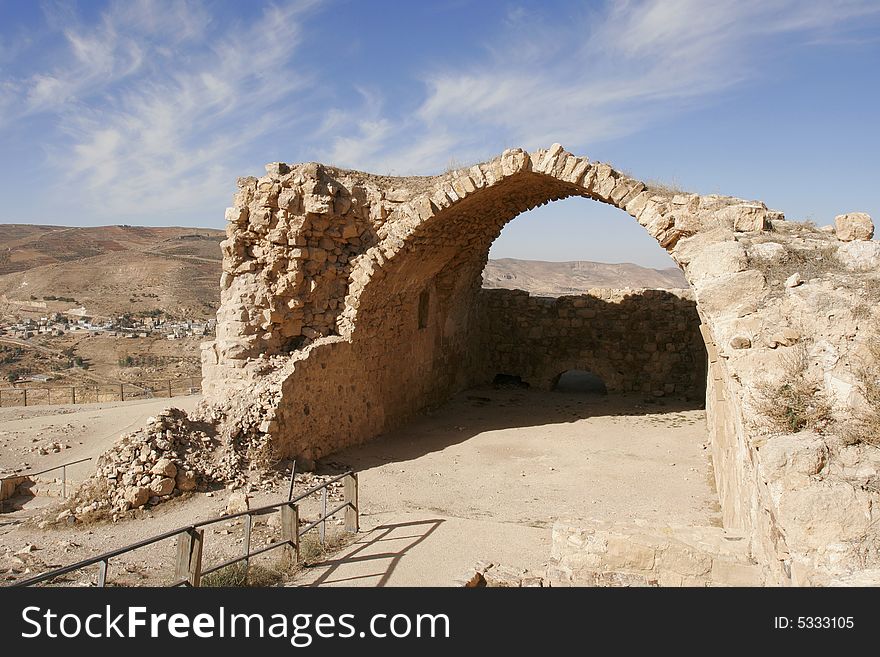Al-Karak castle in the Jordan