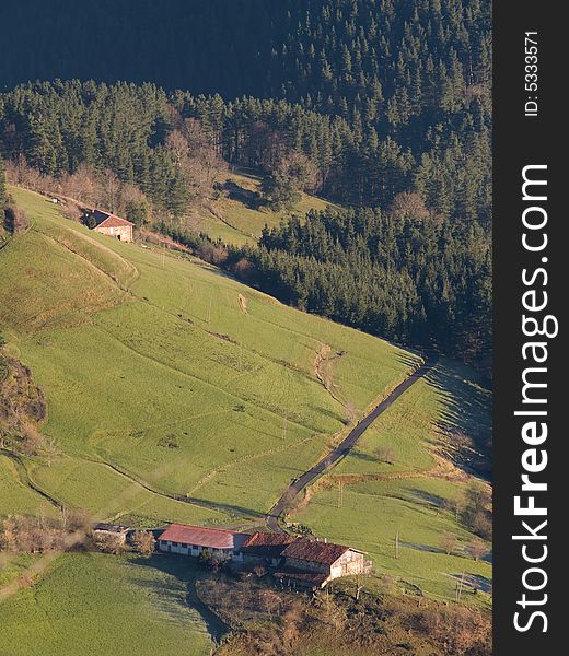 The pays basque countryside scenery