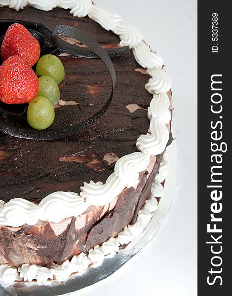 Chocolate sacher cake pastry and bakery
