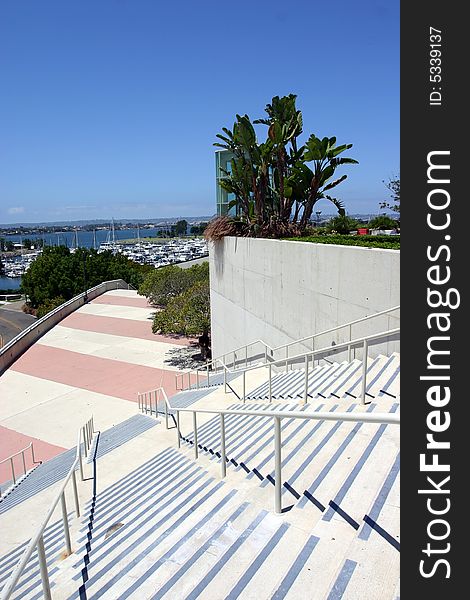 Stairs at san diego conference center