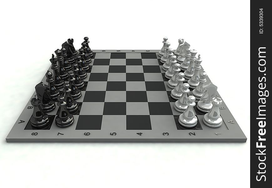 Chess game. For background or web