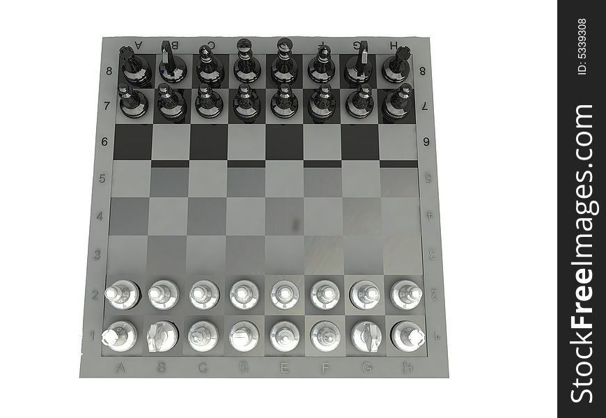 Chess game. For background or web