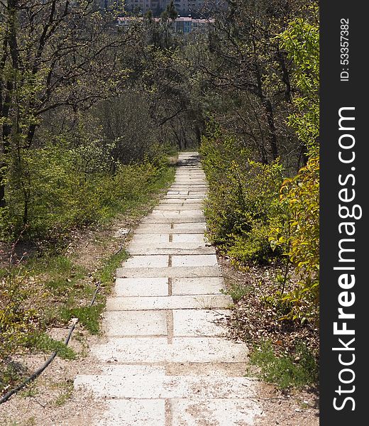 Stairs down stairs leading down descent steps, many steps. Stairs down stairs leading down descent steps, many steps