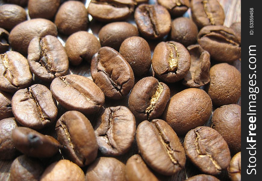 Grains Of Natural Coffee