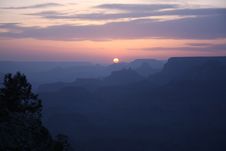 Grand Canyon At Sunset Stock Photos
