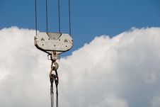 Crane Hook Royalty Free Stock Image Crane Hook Royalty Free Stock Image