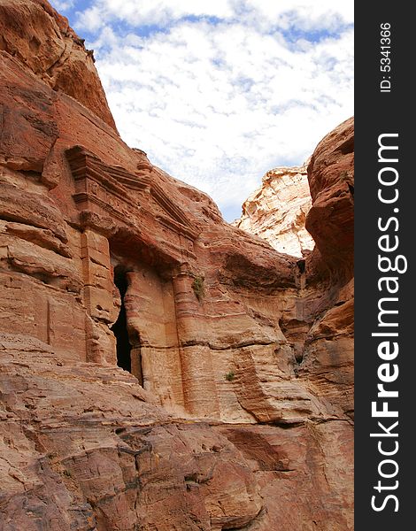 Kinds of Petra reserve. Jordan.