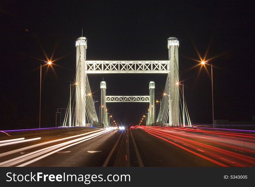 Night Piece Of Bridge