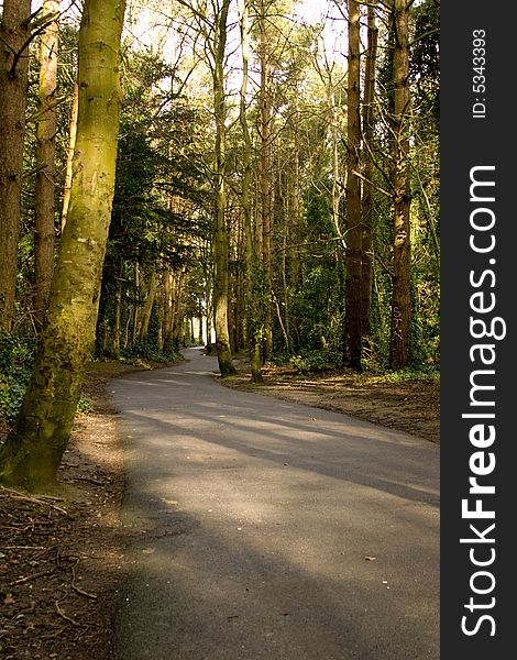 Malahide Demesne walk on Summers day