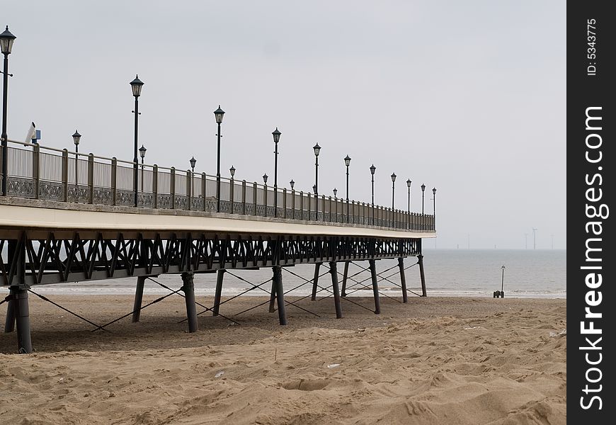 An old Victorian pier in England