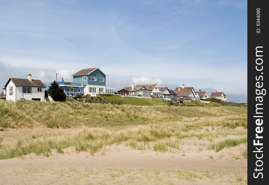 Houses on the beach