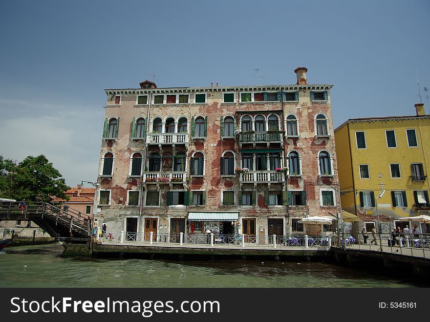 Vintage Building In Venice