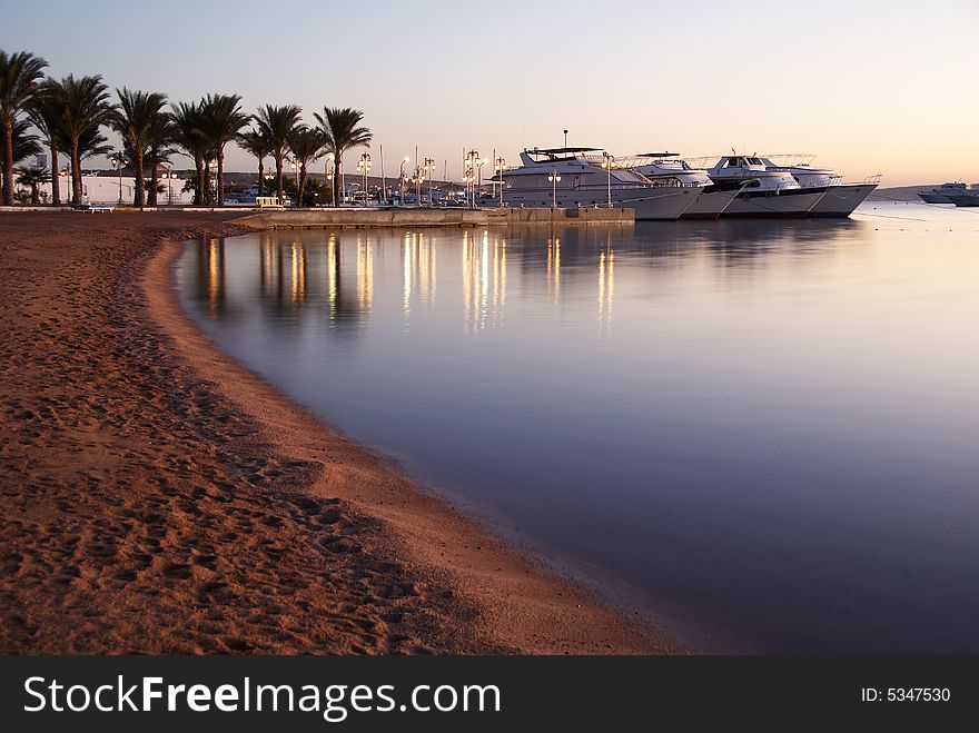 Beach And Boats