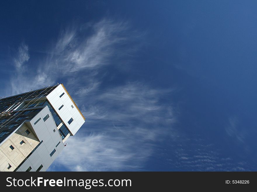 Modern building in Philadelphia University city