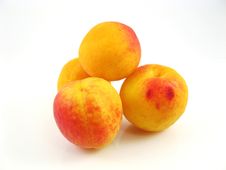 Apricot Peach Fruit Food Stock Photos