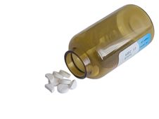 Tablets And Bottle Royalty Free Stock Image Tablets And Bottle Royalty Free Stock Image
