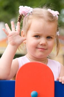 Happy Little Girl Stock Photo Happy Little Girl Stock Photo