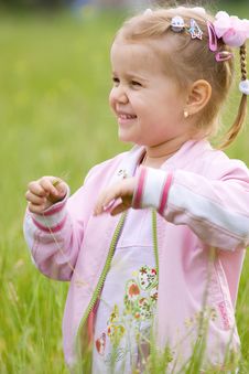 Happy Little Girl Royalty Free Stock Photography Happy Little Girl Royalty Free Stock Photography