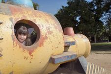 Little Girl At The Park Royalty Free Stock Image Little Girl At The Park Royalty Free Stock Image