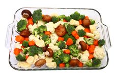 Baking Dish Of Veggies Stock Photo Baking Dish Of Veggies Stock Photo