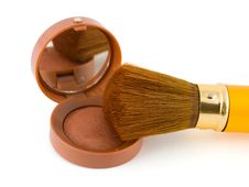 Powder And Brush Stock Photo Powder And Brush Stock Photo