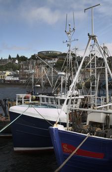 Fishing Boats In Oban Harbour Stock Photos Fishing Boats In Oban Harbour Stock Photos