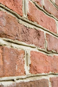 Aged Red Brick Wall Stock Photography Aged Red Brick Wall Stock Photography