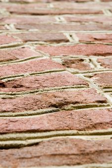 Aged Red Brick Wall Royalty Free Stock Photo Aged Red Brick Wall Royalty Free Stock Photo