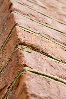 Aged Red Brick Wall Royalty Free Stock Images Aged Red Brick Wall Royalty Free Stock Images