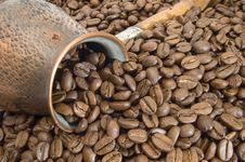 Turkish Coffee Pot. Royalty Free Stock Image