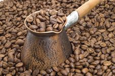 Turkish Coffee Pot. Stock Photos
