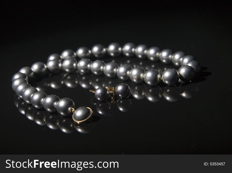 Black Pearls Necklace