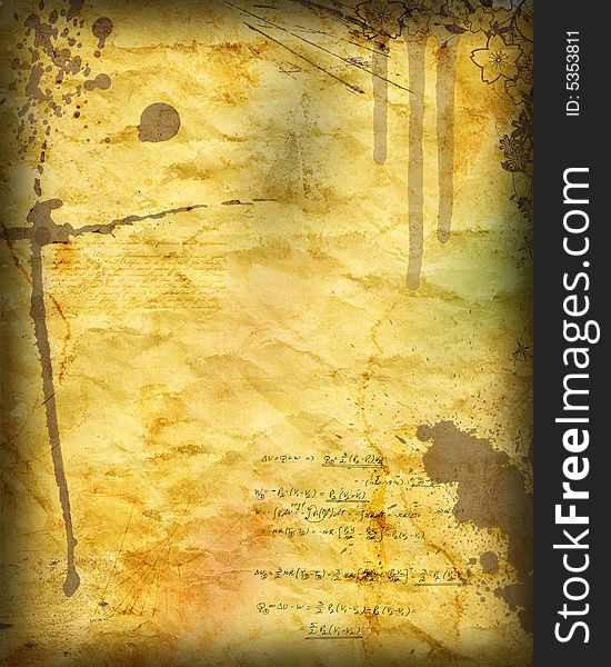 Grunge background with stains, splatter,text, texture. Grunge background with stains, splatter,text, texture