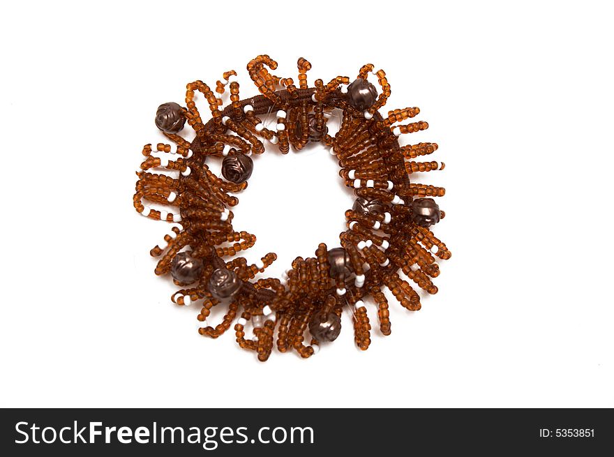 Hair-pin on the white isolated background