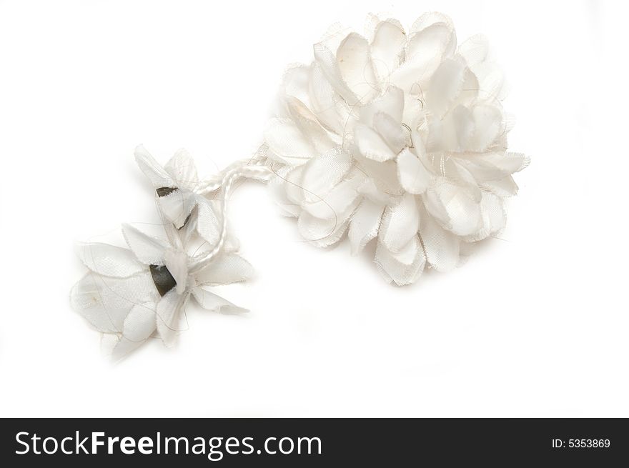 Hair-pin on the white isolated background