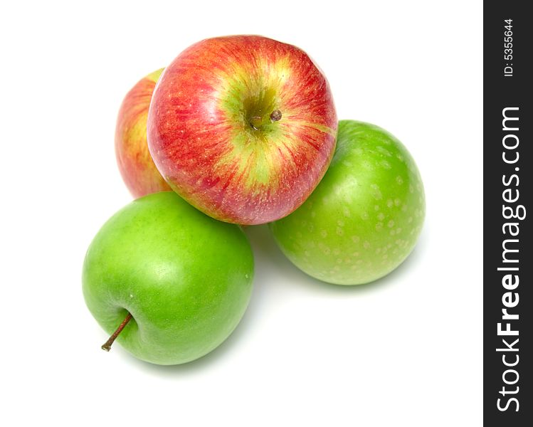 Ripe juicy apples 4