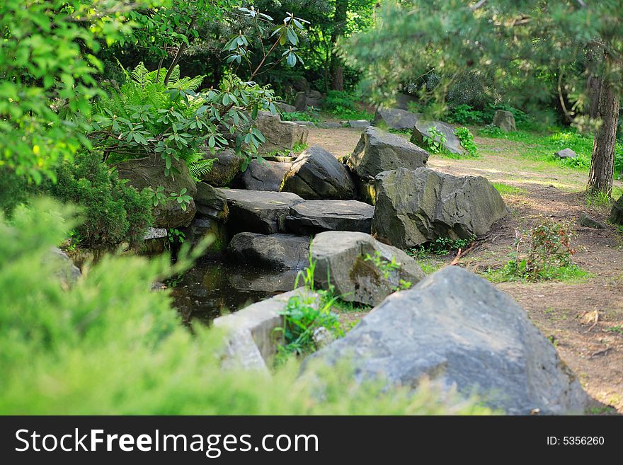 Japan garden by Nakajima in moscow