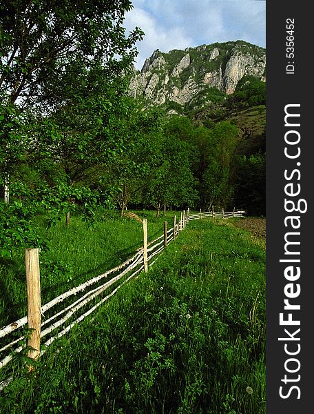 Alpine landscape in Trascau Mountains, Romania