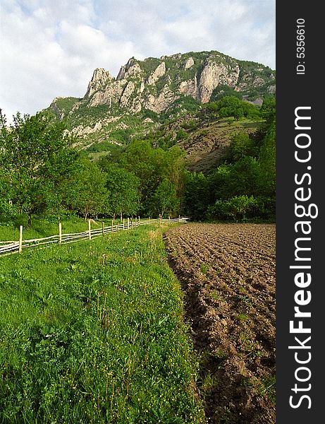 Alpine landscape in Trascau Mountains, Romania