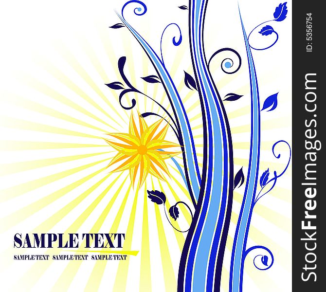 Fully editable blue vector banner illustration. Fully editable blue vector banner illustration