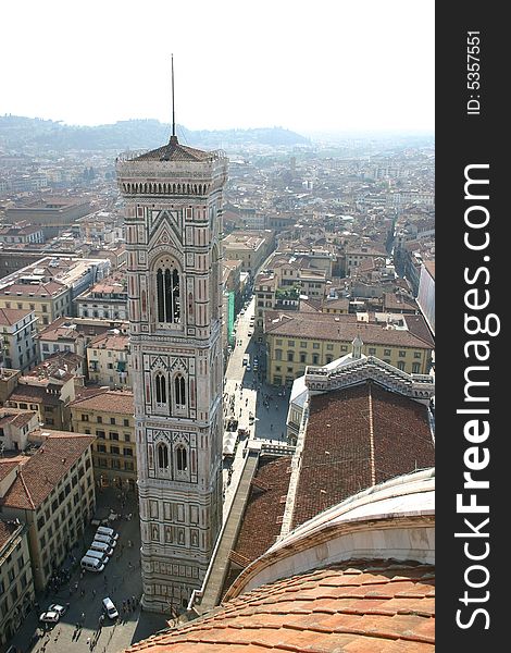 Bell-tower Of The Florence Duomo, Italy