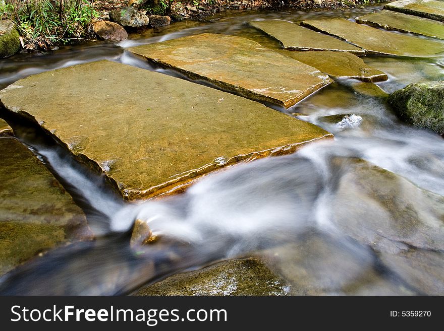 Old Copper Road waterscape at Cherokee National Forest, Ocoee, Tennessee