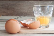 Ingredients And Tools To Make A Cake, Eggs, Bakery Cups Stock Photography Ingredients And Tools To Make A Cake, Eggs, Bakery Cups Stock Photography