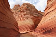 The Wave. Paria Canyon. Stock Photography