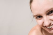 Up Close And Personal Portrait Smiling Royalty Free Stock Photos Up Close And Personal Portrait Smiling Royalty Free Stock Photos
