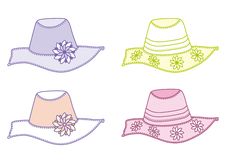Summer Hats Stock Photos Summer Hats Stock Photos