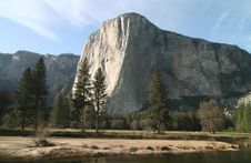 River With El Capitan Stock Photo River With El Capitan Stock Photo