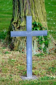 Lonely Musketeer Grave (World War I) Stock Photos Lonely Musketeer Grave (World War I) Stock Photos