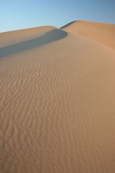 Death Valley Sand Dunes Stock Image