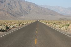 Road In Death Valley National Park Stock Photography